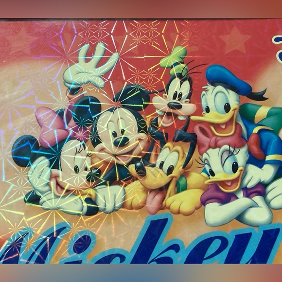 DISNEY MICKEY & MINNIE MOUSE HOLOGRAPHIC WALL ART 11x14” - Picture 6 of 7